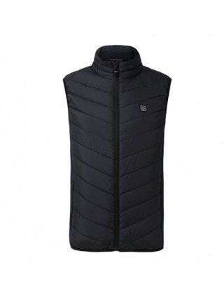 Outerwear & Jackets-Jackets-Men USB Infrared 17 Heating Areas