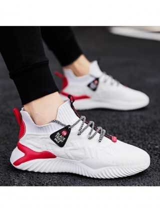 Summer Light Weight Men's White Sneakers Socks Men Running