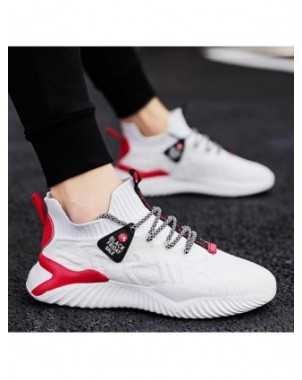 Summer Light Weight Men's White Sneakers Socks Men Running