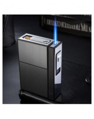 Virtuvė-Virtuvės įrankiai ir prietaisai-2 viename cigarečių dėklas dujinis USB žiebtuvėlis 20