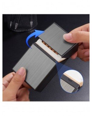 Virtuvė-Virtuvės įrankiai ir prietaisai-2 viename cigarečių dėklas dujinis USB žiebtuvėlis 20