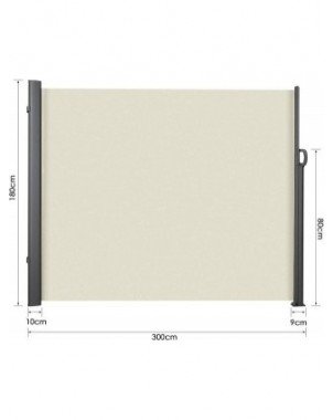 Furniture-Outdoor Furniture-Retractable Side Awning Outdoor