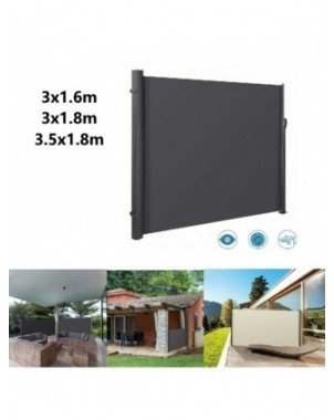 Furniture-Outdoor Furniture-Retractable Side Awning Outdoor