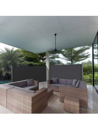 Furniture-Outdoor Furniture-Retractable Side Awning Outdoor