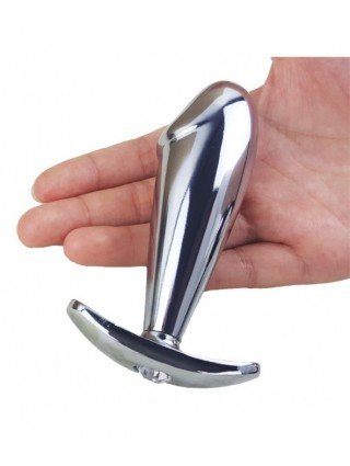 Analiniai žaisliukai-Analiniai kaiščiai-Big metal anal plugs