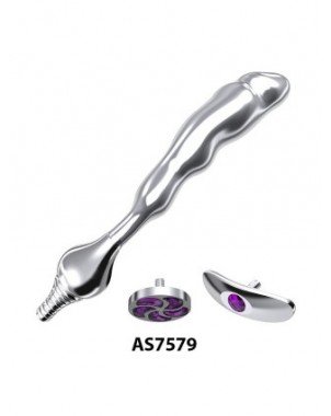 Vibratoriai, Dildo-Stikliniai- metaliniai-2 viename dideli analiniai sekso žaislai moterims ir