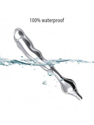 Vibratoriai, Dildo-Stikliniai- metaliniai-2 viename dideli analiniai sekso žaislai moterims ir