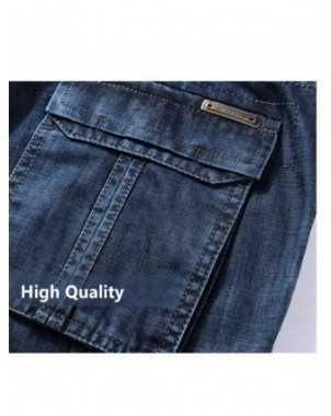 Cargo Jeans Men Big Size 29-40 42 Casual Military Multi-pocket