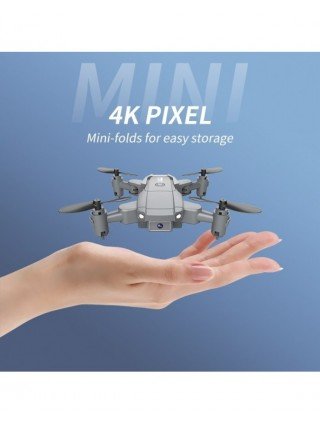 Nuotolinio valdymo žaislai-RC kvadrokopteris-Nauja „Mini Drone 4K“ kamera HD sulankstomas