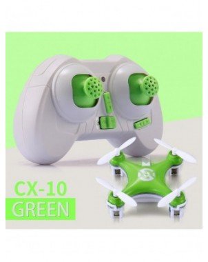 Nuotolinio valdymo žaislai-RC kvadrokopteris-CX-10 Mini 2.4g 4CH RC nuotolinio valdymo pultelis