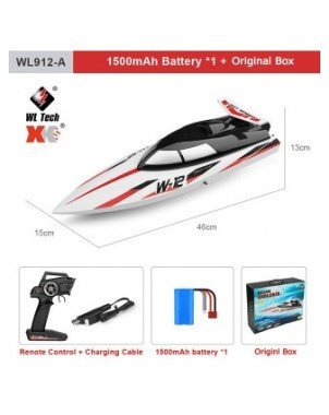 Remote Control-RC Cars-WLtoys WL916 WL915-A RC Boat 2.4Ghz