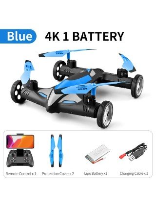 Remote Control-RC Cars-New 2-in-1 2.4G Drone 4k Camera HD