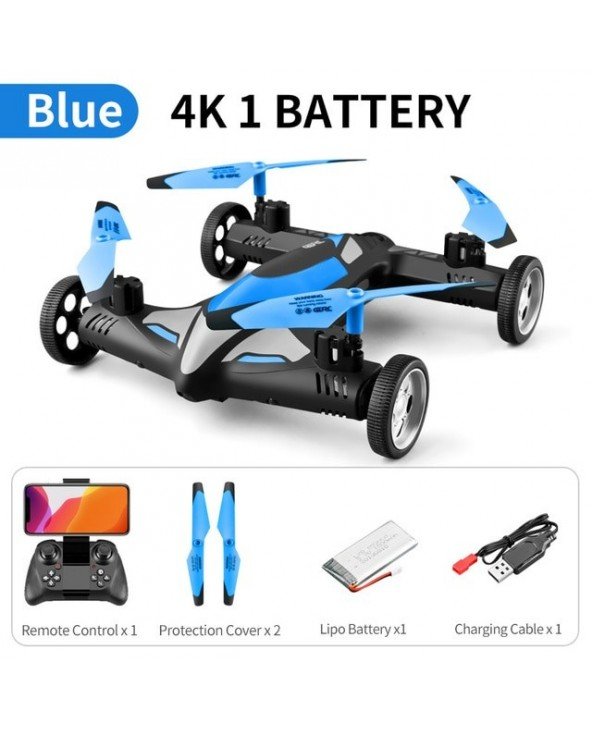 Remote Control-RC Cars-New 2-in-1 2.4G Drone 4k Camera HD