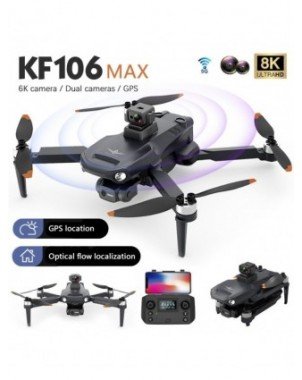 Camera & Photo-Camera Drones-2022 New KF106 Max Drone 8K