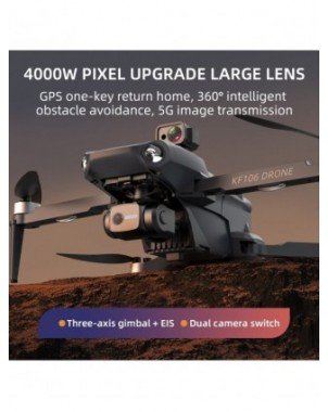Camera & Photo-Camera Drones-2022 New KF106 Max Drone 8K