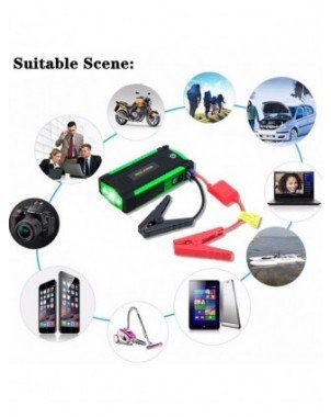 Automobilių elektronika-Šuolio starteriai-GKFLY automobilio Jump Starter 600A 12V 16000mAh