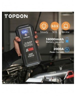Car Electronics-Jump Starters-TOPDON JS2000 2000A Car Jump