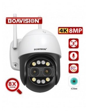 Security & Protection-Safety Equipment-Dual Lens 2.8mm -12mm 8X