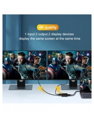 Accessories & Parts-Cables & Adapters-4K HDMI Splitter Full HD