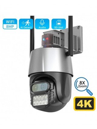 Security & Protection-Safety Equipment-8MP 4K Outdoor Wifi