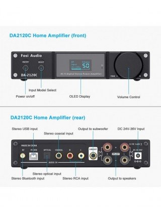 Home Audio & Video-Audio Amplifier Boards-Fosi Audio DA2120C