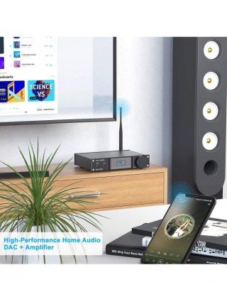 Namų garso ir vaizdo įrašai-Garso stiprintuvai-"Fosi Audio" DA2120C "Bluetooth" stiprintuvas