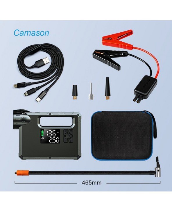 Įrankiai ir priežiūra-Kiti priežiūros produktai-Automobilio Jump Starter su oro kompresoriu Įrankiai ir priežiūra-Kiti priežiūros produktai-Automobilio Jump Starter su oro kompresoriu