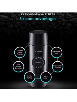 Kitchen-Drinkware-80ml Portable Mini Espresso Coffee Machine