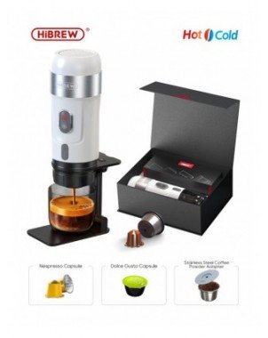 Kitchen-Drinkware-HiBREW Portable Coffee Machine for Car &