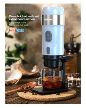 Kitchen-Drinkware-HiBREW Portable Coffee Machine for Car &