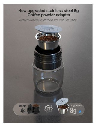 Kitchen-Drinkware-HiBREW Portable Coffee Machine for Car &