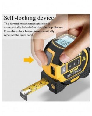 Tools-Measurement & Analysis Tools-3 In 1 Laser Tape Laser
