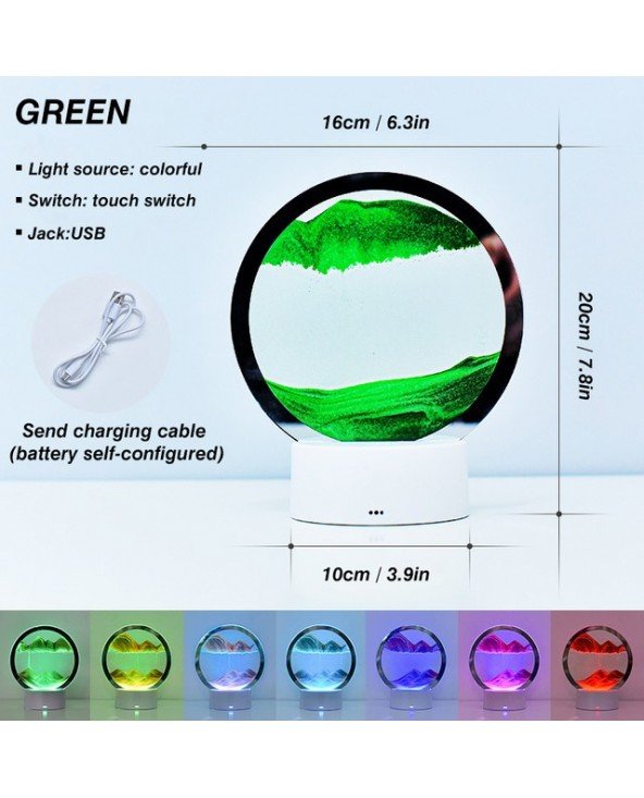 Celebrations-Accessories, Decorations-LED Quicksand Lamp 7 Celebrations-Accessories, Decorations-LED Quicksand Lamp 7