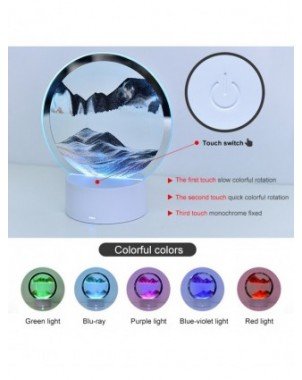 Celebrations-Accessories, Decorations-LED Quicksand Lamp 7
