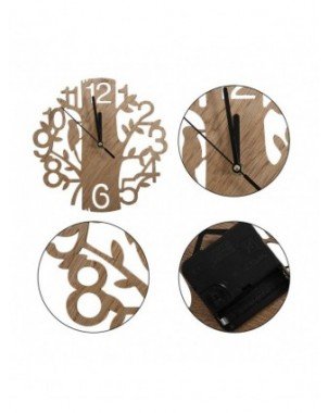Smart Electronics-Smart Watches-Vintage Design Wood Wall Clock