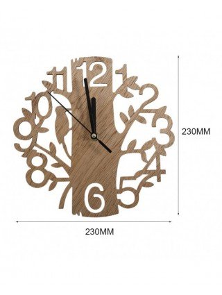 Smart Electronics-Smart Watches-Vintage Design Wood Wall Clock