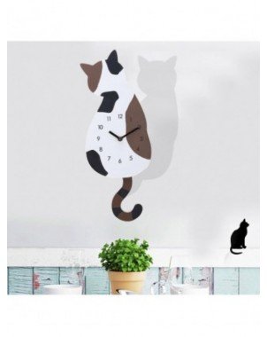 Smart Electronics-Smart Watches-Chic Black Cat Wall Clock