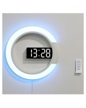 Smart Electronics-Smart Watches-LED Mirror Hollow Wall Clock