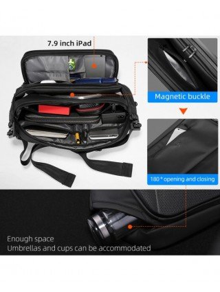 Vyriški lagaminai ir krepšiai-Crossbody Krepšiai-„Fenruien“ daugiafunkciniai „Crossbody“