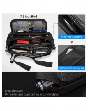 Vyriški lagaminai ir krepšiai-Crossbody Krepšiai-„Fenruien“ daugiafunkciniai „Crossbody“