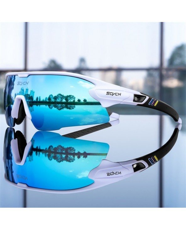 MTB Glasses Polarised Mountain Bike Sunglasses Goggles Removable Strap UV400