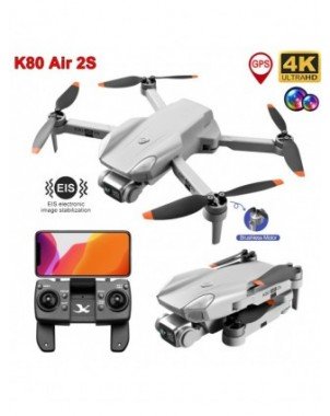 Fotoaparatai ir Kameros-Filmuojantys Dronai-K80Air 2S GPS dronas 4K Profesionalus EIS HD