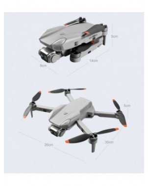 Fotoaparatai ir Kameros-Filmuojantys Dronai-K80Air 2S GPS dronas 4K Profesionalus EIS HD