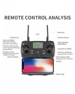 Camera & Photo-Camera Drones-KF102 GPS Drone 4KHD Camera 2-Axis