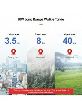 Ryšių įranga-Racijos-10W Retevis Walkie Talkie Long Range RT86 Walkie-talkie 1/2 vnt dvipusis