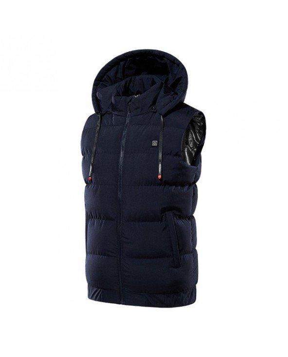 Outerwear & Jackets-Jackets-Electric Heated Hooded Vest Thermal Outerwear & Jackets-Jackets-Electric Heated Hooded Vest Thermal