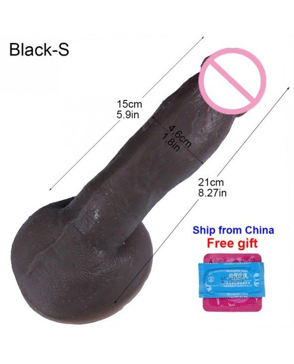 Vibratoriai, Dildo-Tikroviški-9 Styles New Real Skin Dildo