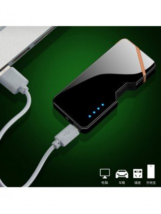 Virtuvė-Kepiniai-Neįprastas lazerinis plazminis žiebtuvėlis, elektrinis USB, atsparus vėjui