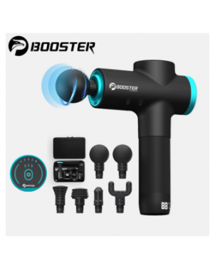 Sveikata-Masažas ir atsipalaidavimas-BOOSTER M2-12V LCD ekranas masažo pistoletas profesionalus