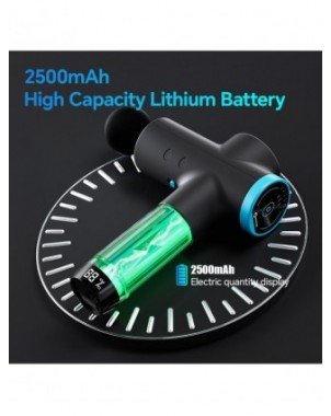 Sveikata-Masažas ir atsipalaidavimas-BOOSTER M2-12V LCD ekranas masažo pistoletas profesionalus